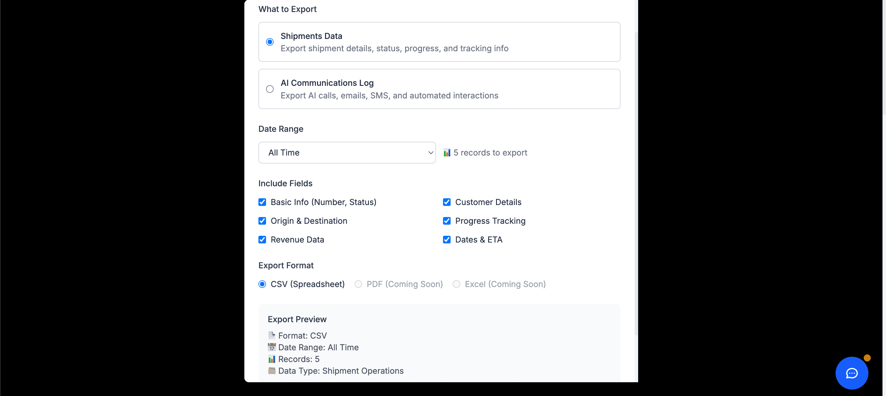 Data Export and Reporting Features