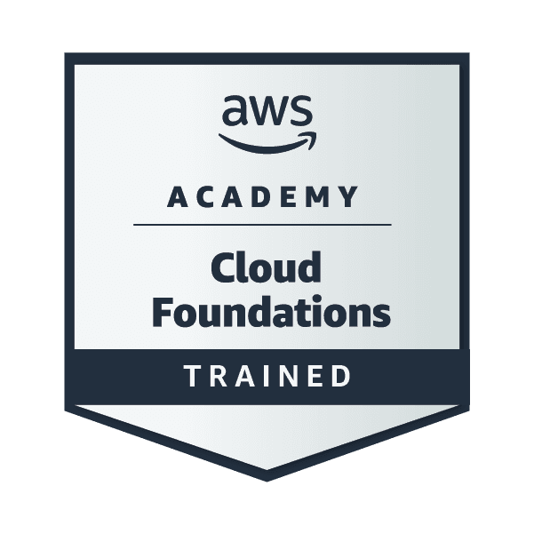 AWS Academy Cloud Foundations badge