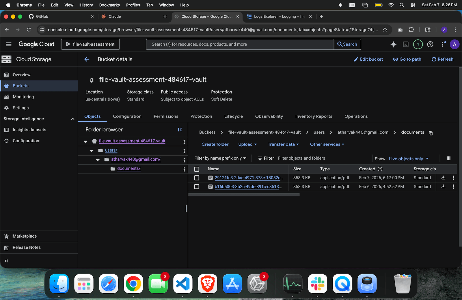 File Vault - Field Extraction Results