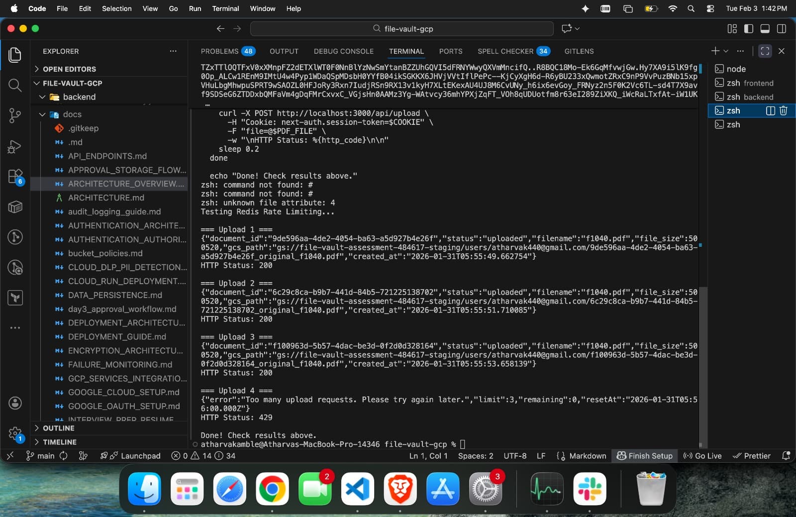 File Vault - Analytics Dashboard