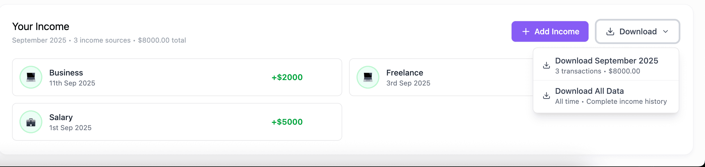 Data Export & Reporting Features